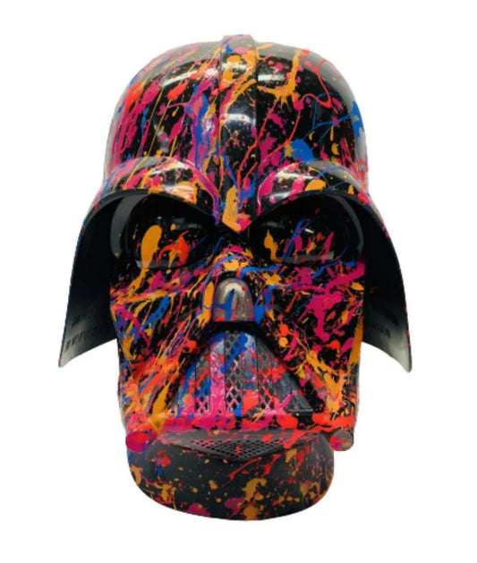 E.M. Zax Original hand painted Acrylic sculpture "Darth"