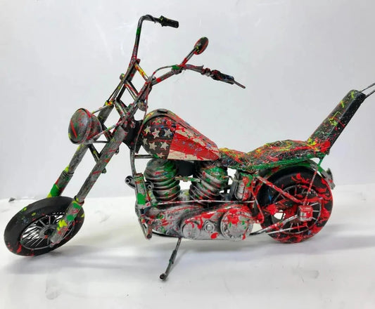 E.M. ZAX Harley Davidson Sculpture