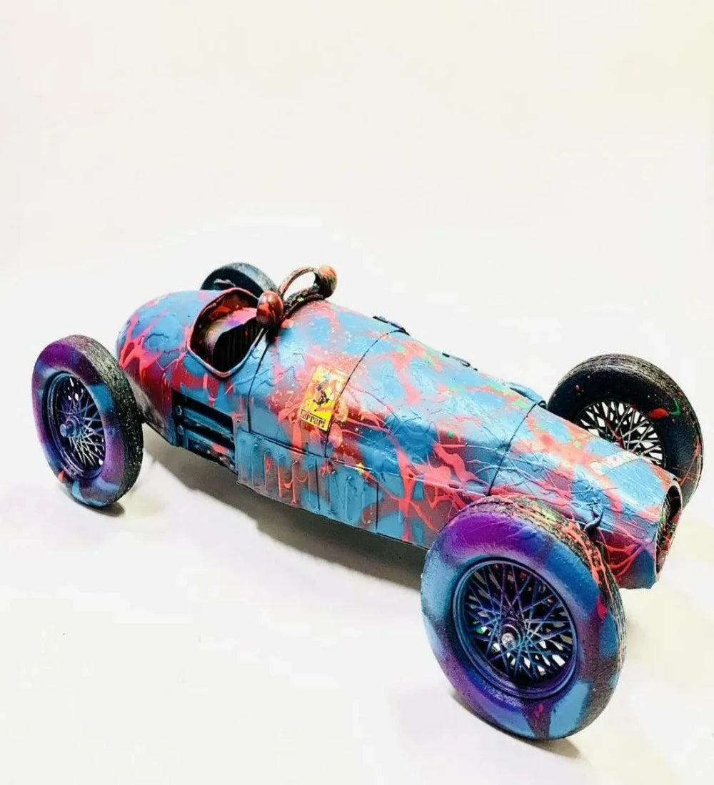 E.M. Zax "1947 Ferrari" One-of-a-kind hand painted