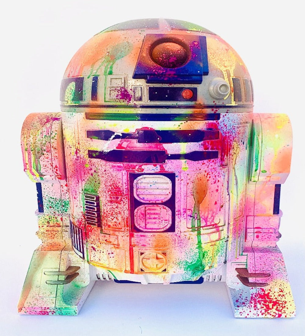 ZAX - R2D2 hand painted sculpture