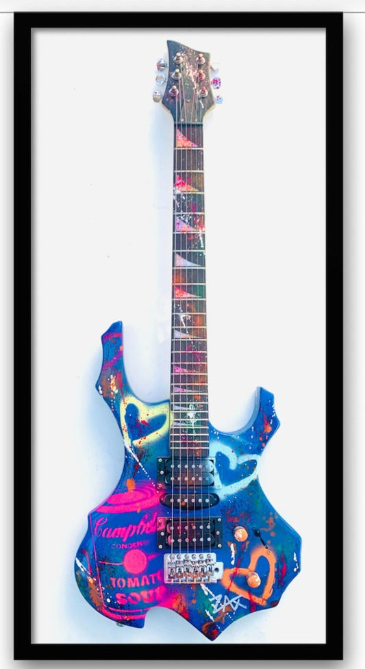 ZAX Hand Painted Electric Guitar