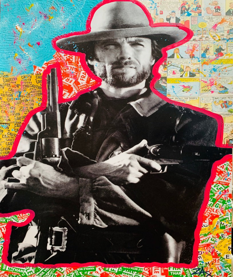 ZAX - "Clint" unique one of kind on paper