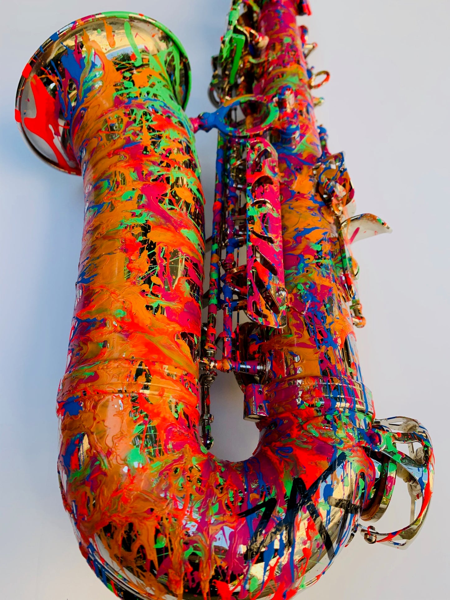 EM ZAX Hand Painted Original Functional Saxophone